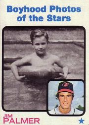1973 Topps Baseball Cards      341     Jim Palmer KP
